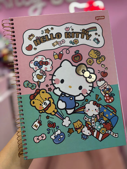 CADERNO HELLO KITTY 10 MATÉRIAS CAPA 2026