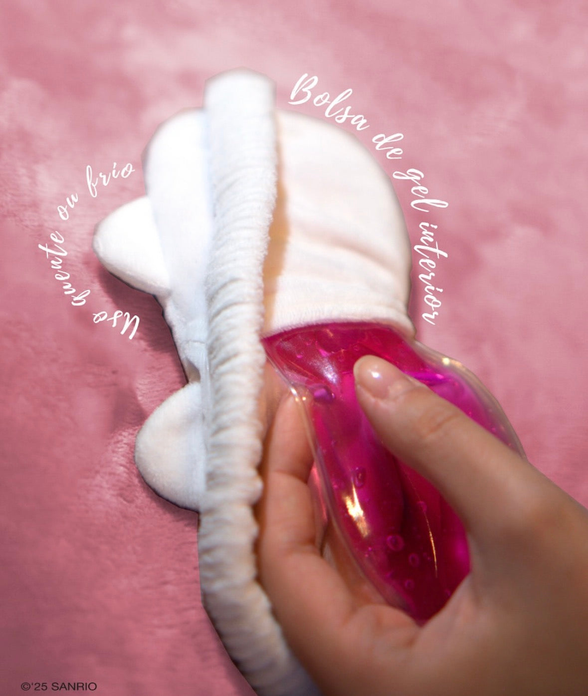 MASCARÁ FACIAL RELAXANTE HELLO KITTY 2 em 1