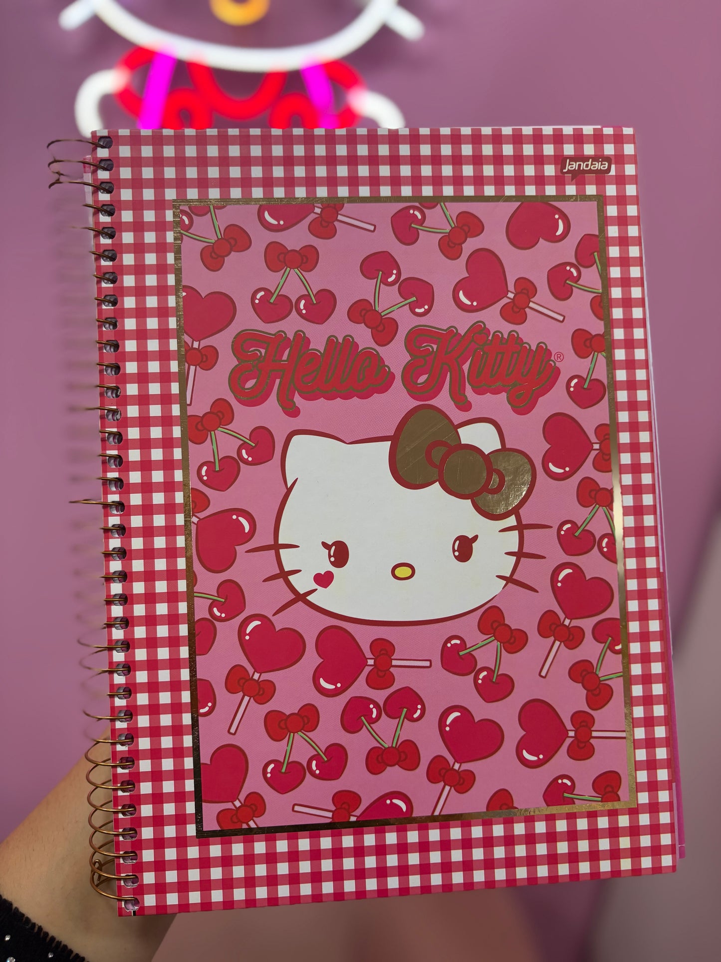 CADERNO HELLO KITTY 10 MATÉRIAS CAPA 2026