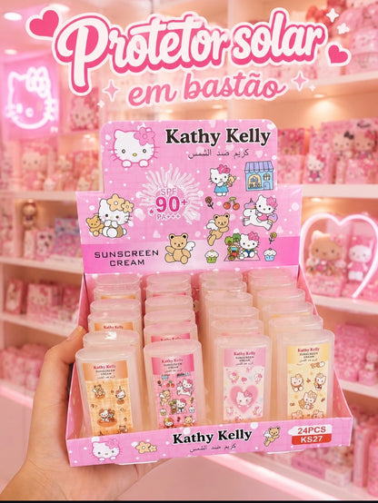 PROTETOR SOLAR CHEIRINHO DE MORANGO HELLO KITTY