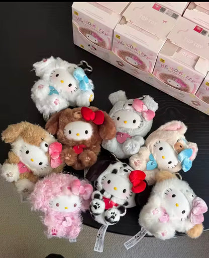 CHAVEIRO BLIND BOX ORIGINAL SANRIO, IMPORTADO, HELLO KITTY CACHORRINHO