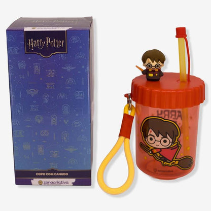 COPO FLIP CANUDO HELLO KITTY, HARRY POTTER, SONIC, HOMEM ARANHA, BOB ESPONJA