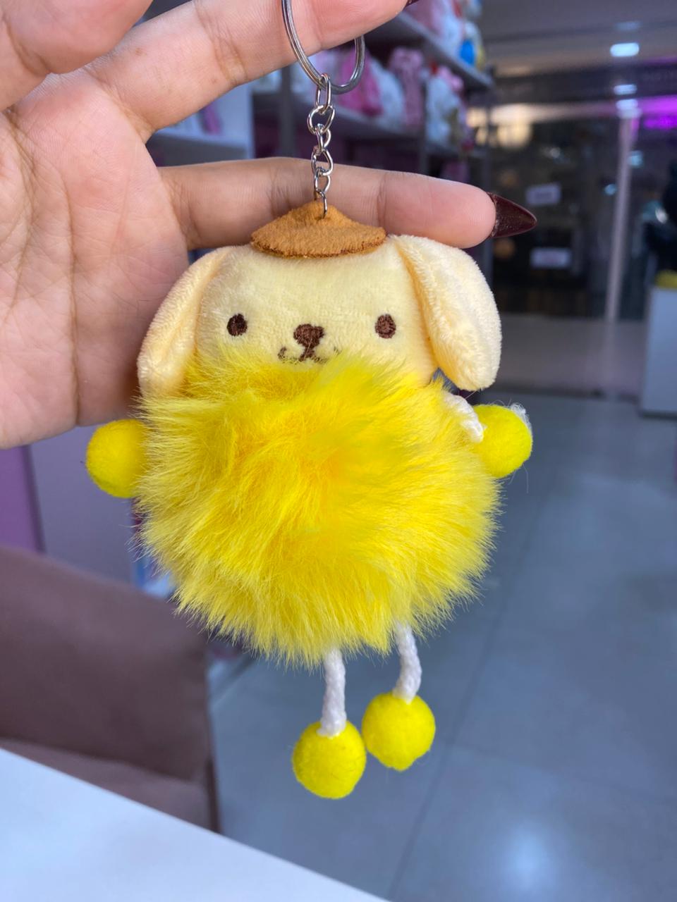CHAVEIRO FOFO SANRIO POMPOM HELLO KITTY E AMIGOS