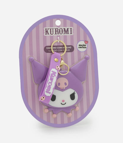 ESPELHOS CHAVEIROS HELLO KITTY, KUROMI E URSINHOS