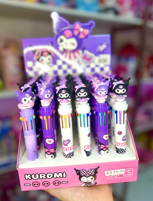 CANETAS KUROMI 10 CORES