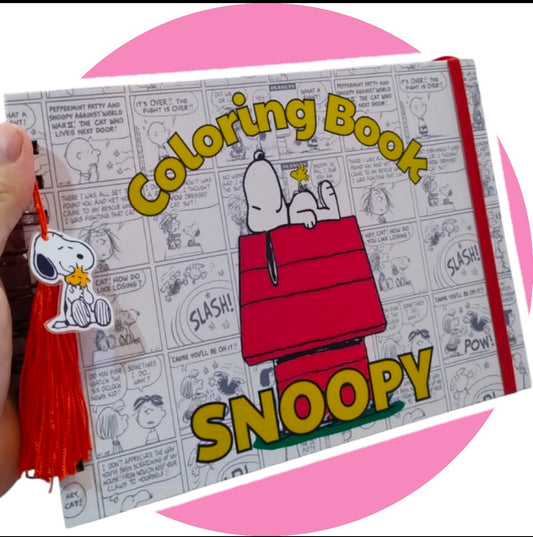 LIVRO DE COLORIR SNOOPY ESTILO BOBIE GOODS