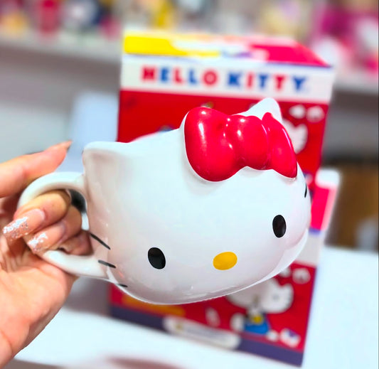 CANECA CABEÇA HELLO KITTY GRANDE