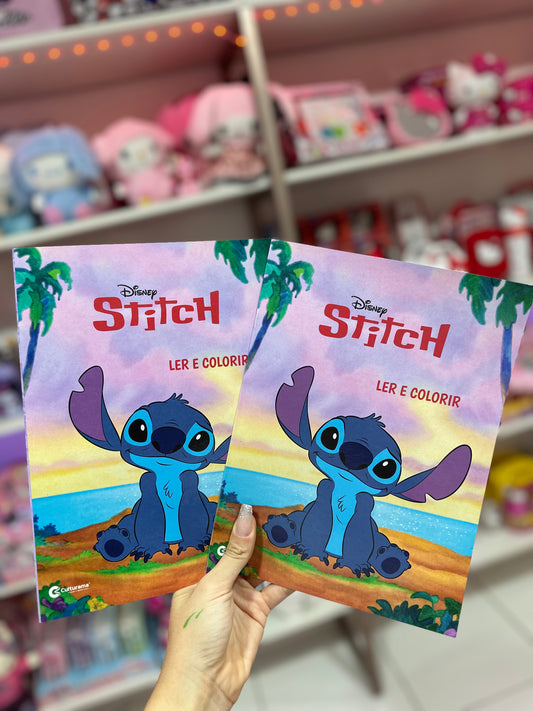 LIVRO DE COLORIR STITCH