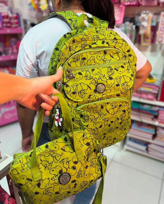 KIT MOCHILA KIPLING SNOOPY