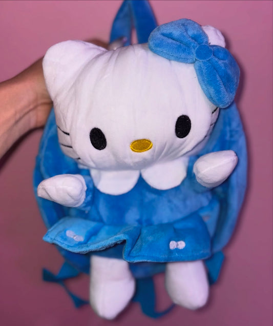 Mochila pelucia hello kitty