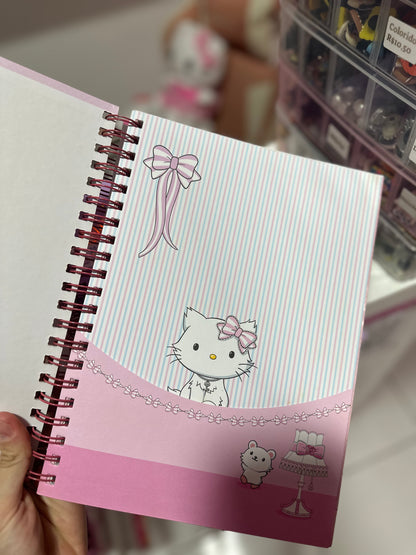 CADERNO VINTAGE CHARMMY KITTY