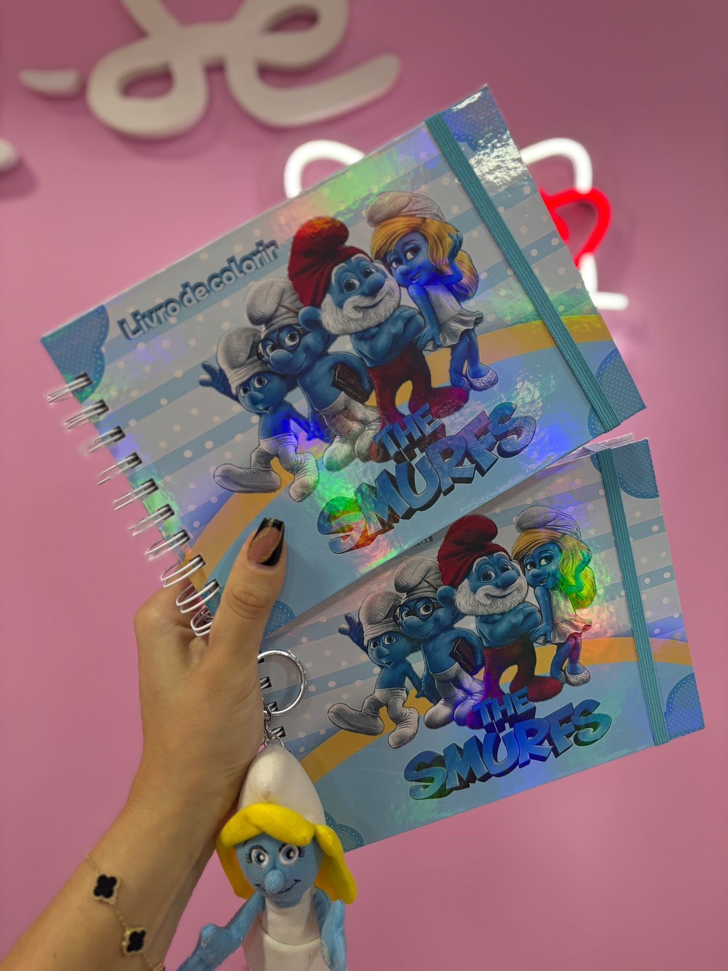 LIVRO DE COLORIR SMURFS