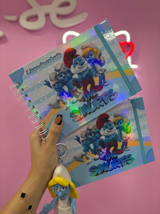 LIVRO DE COLORIR SMURFS