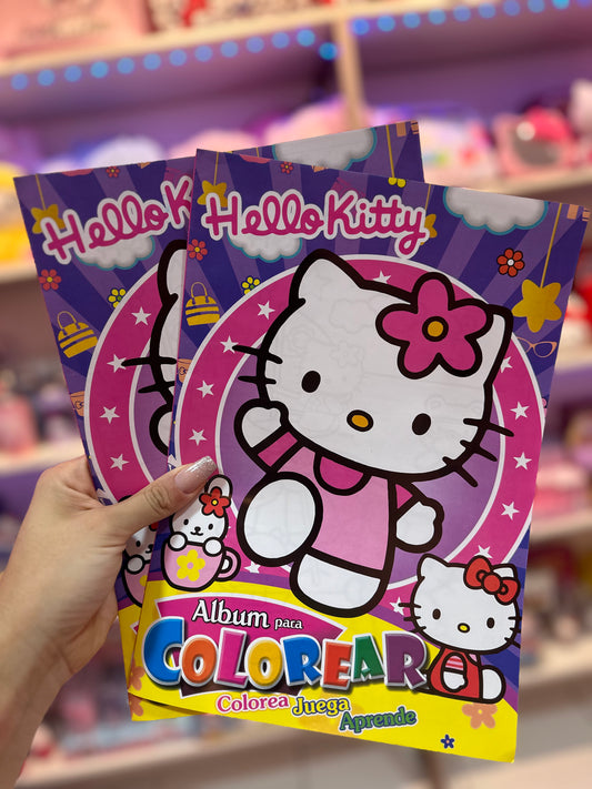 REVISTA DE COLORIR HELLO KITTY E AMIGOS