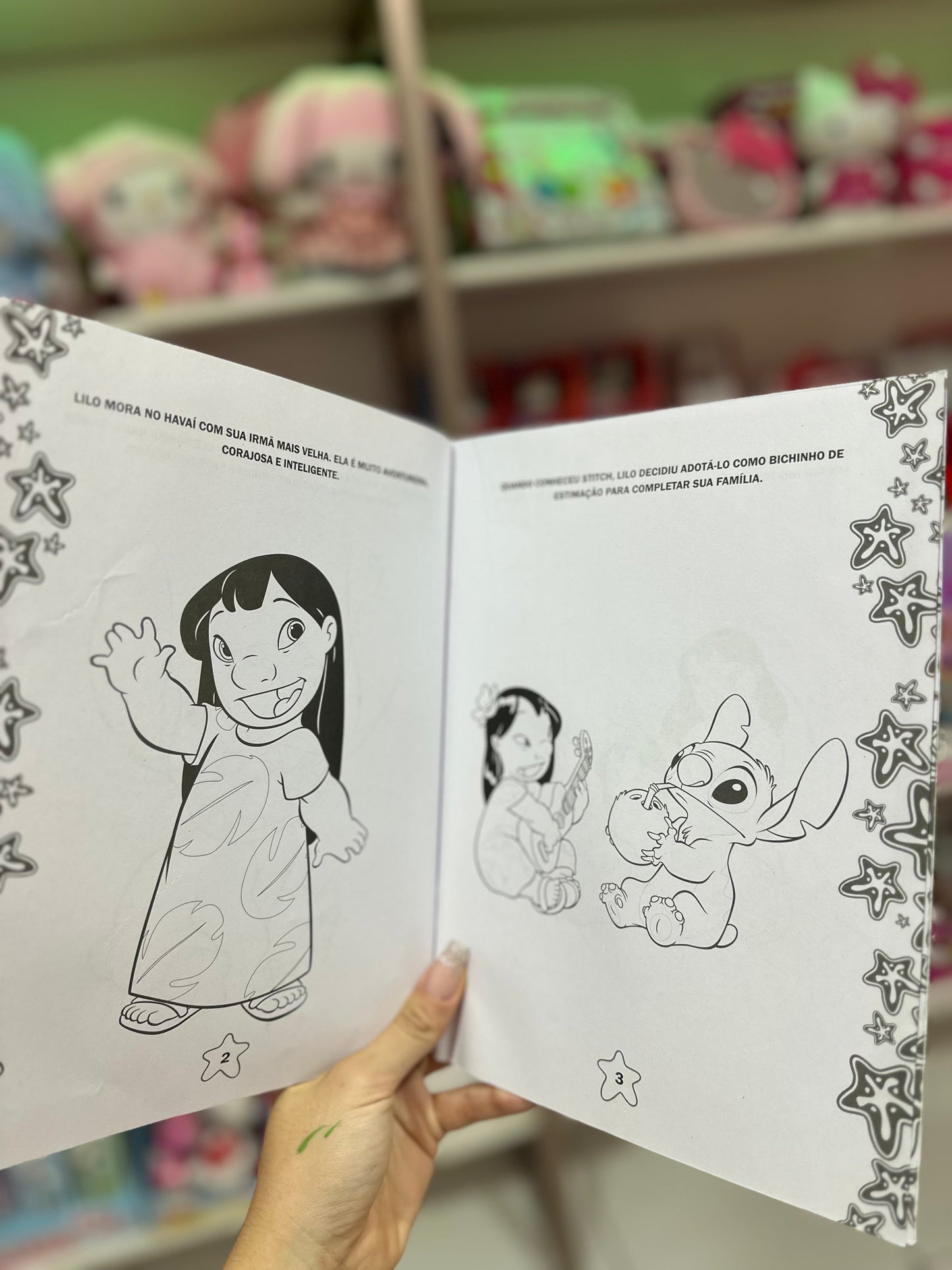 LIVRO DE COLORIR STITCH