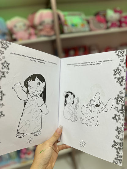 LIVRO DE COLORIR STITCH