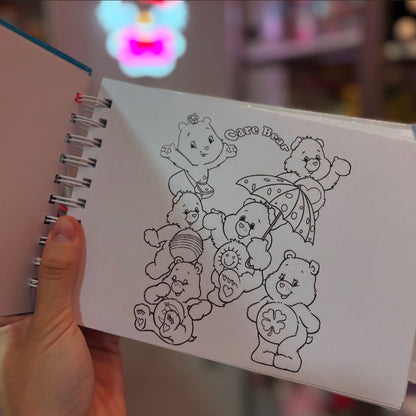 Livro de colorir ursinhos carinhosos