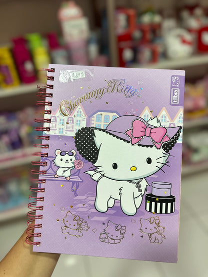CADERNO VINTAGE CHARMMY KITTY