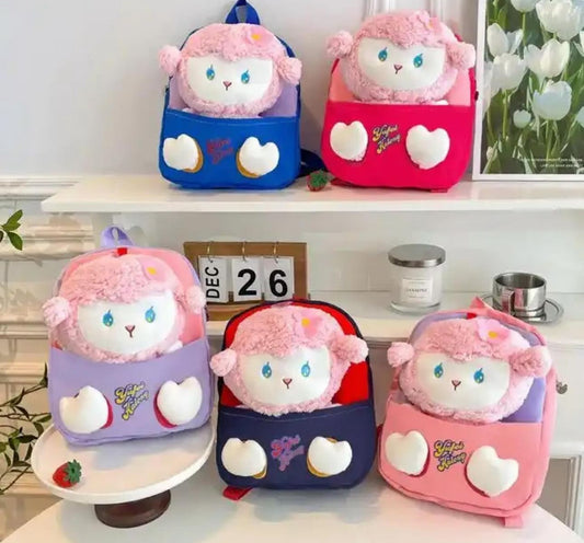 MOCHILA COM PELÚCIA