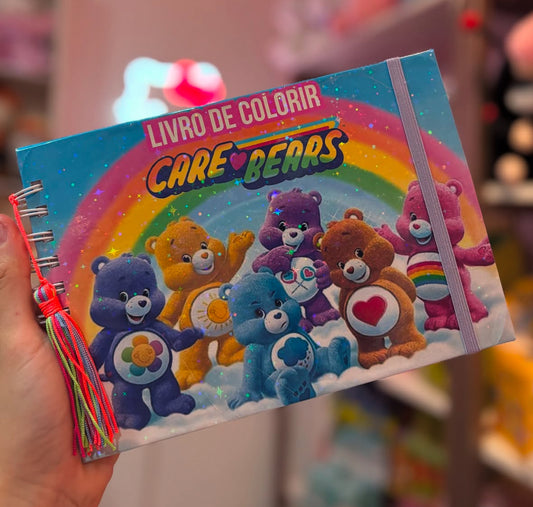 Livro de colorir ursinhos carinhosos