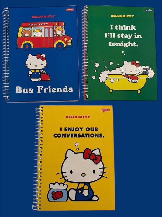 CADERNO UNIVERSITÁRIO HELLO KITTY