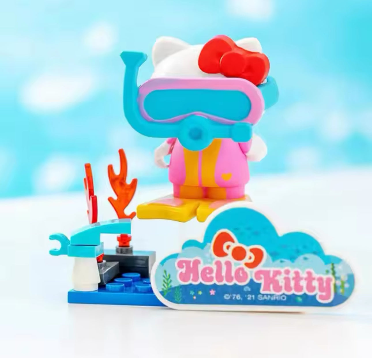 CABEÇA HELLO KITTY SURPRESA LEGO DE PROFISSÃO