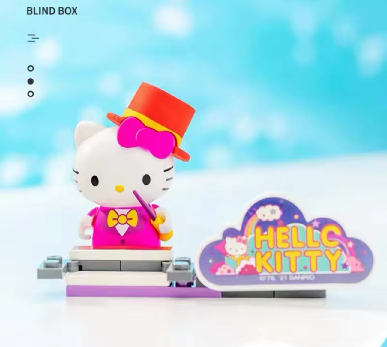 CABEÇA HELLO KITTY SURPRESA LEGO DE PROFISSÃO