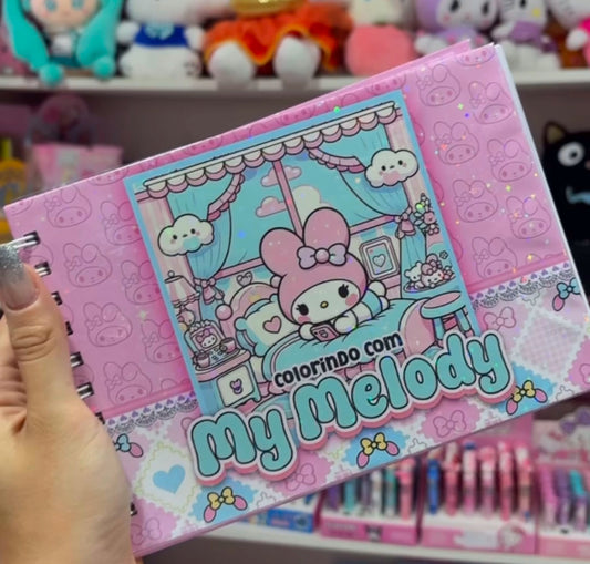 LIVRO DE COLORIR MY MELODY