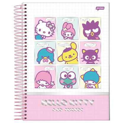 CADERNO HELLO KITTY AND FRIENDS 2025