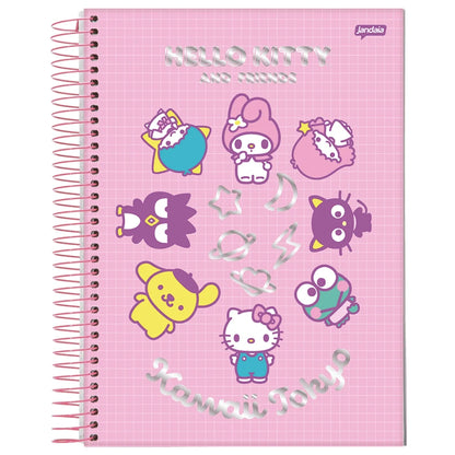 CADERNO HELLO KITTY AND FRIENDS 2025
