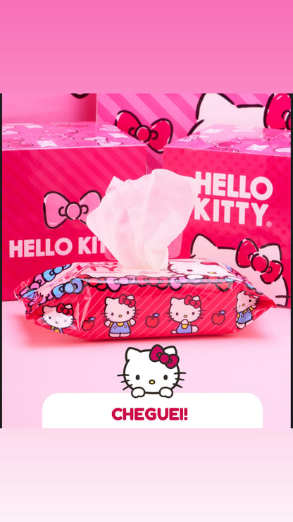 LENÇO UMEDECIDO HELLO KITTY