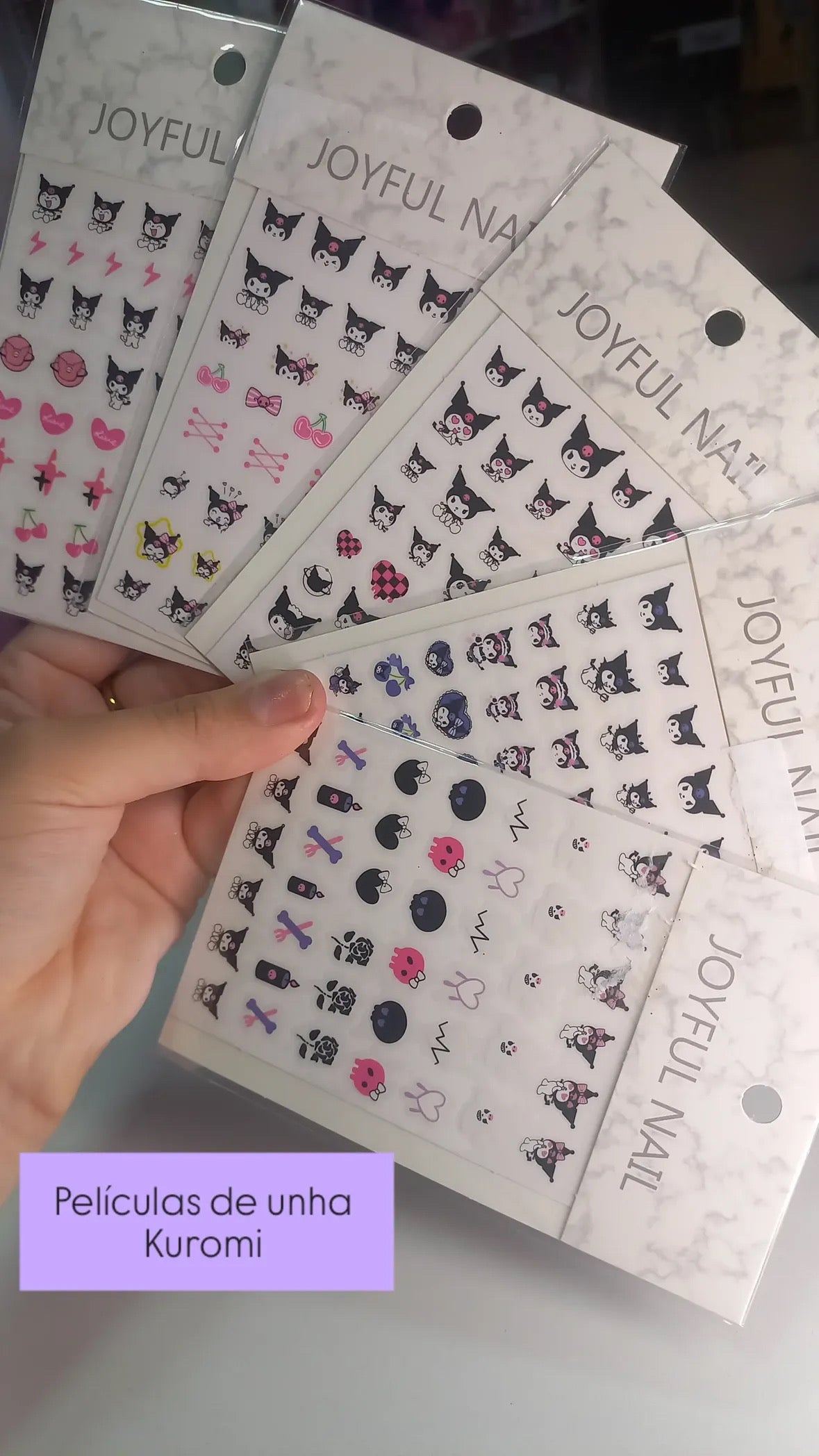 ADESIVO DE UNHA KUROMI