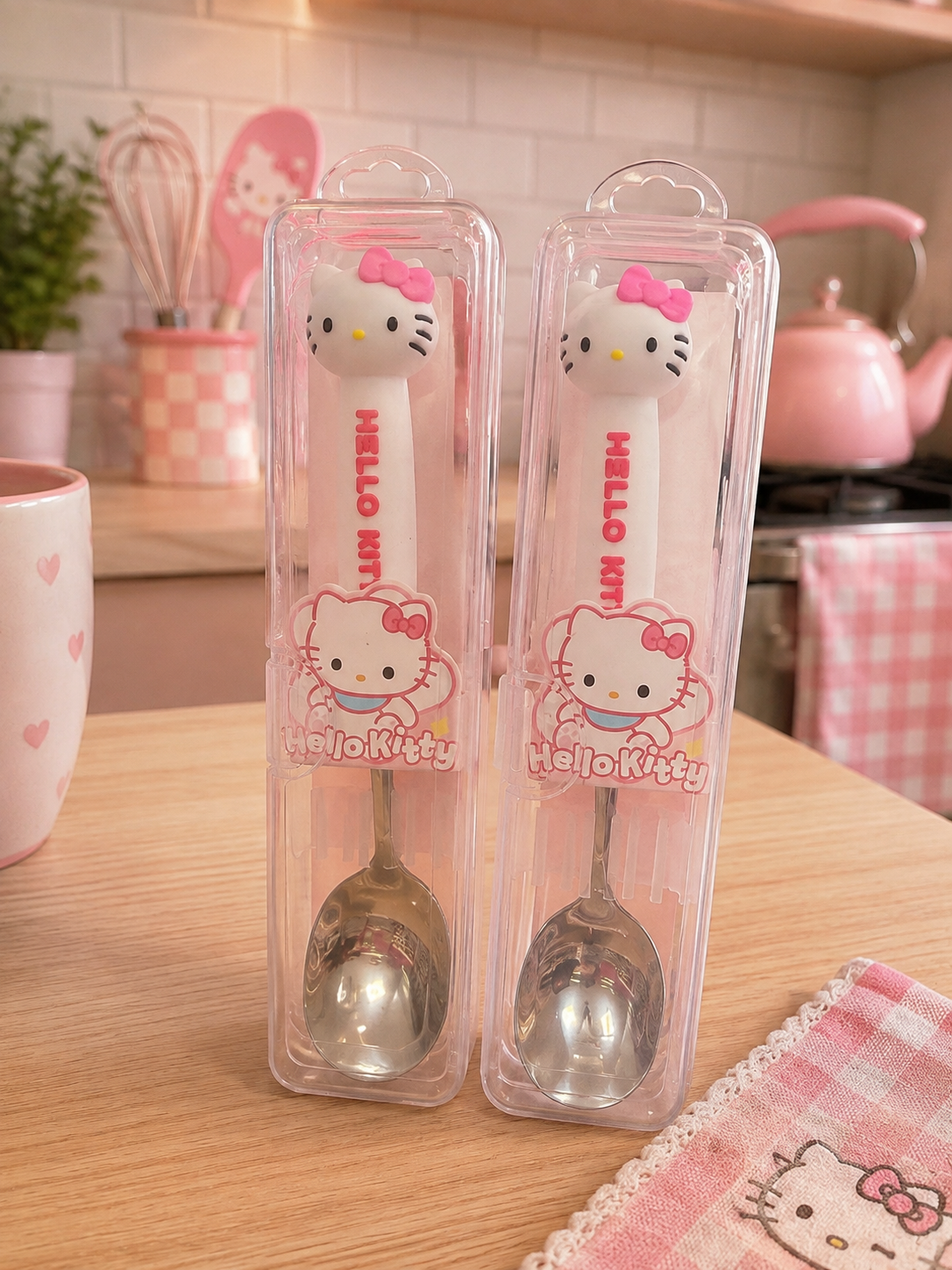 COLHER HELLO KITTY