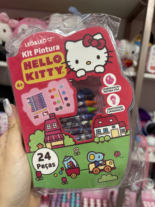 KIT PINTURA HELLO KITTY E LEO&LEO
