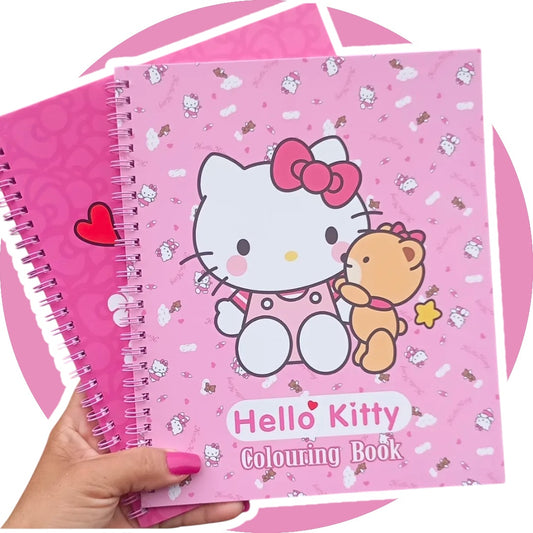LIVRO DE COLORIR HELLO KITTY