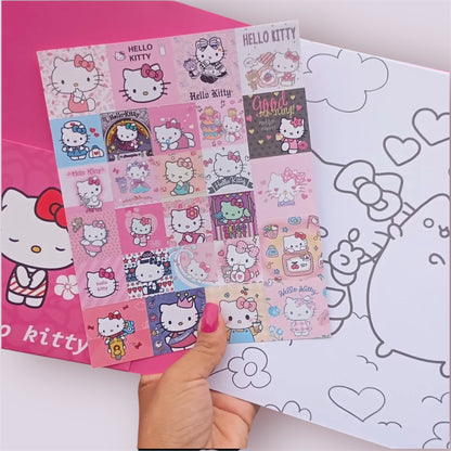LIVRO DE COLORIR HELLO KITTY