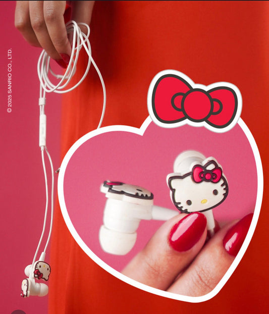 FONE DE OUVIDO HELLO KITTY E LETRON P3