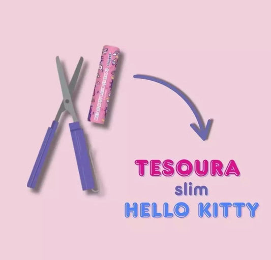 TESOURA SLIN HELLO AND FRIENDS