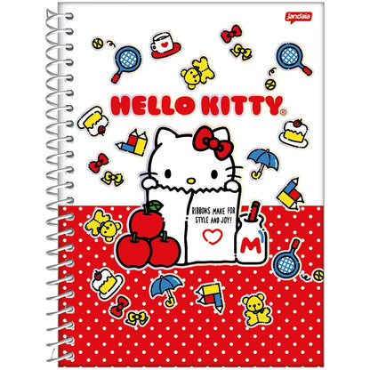 CADERNO UNIVERSITÁRIO CAPA 2025 HELLO KITTY