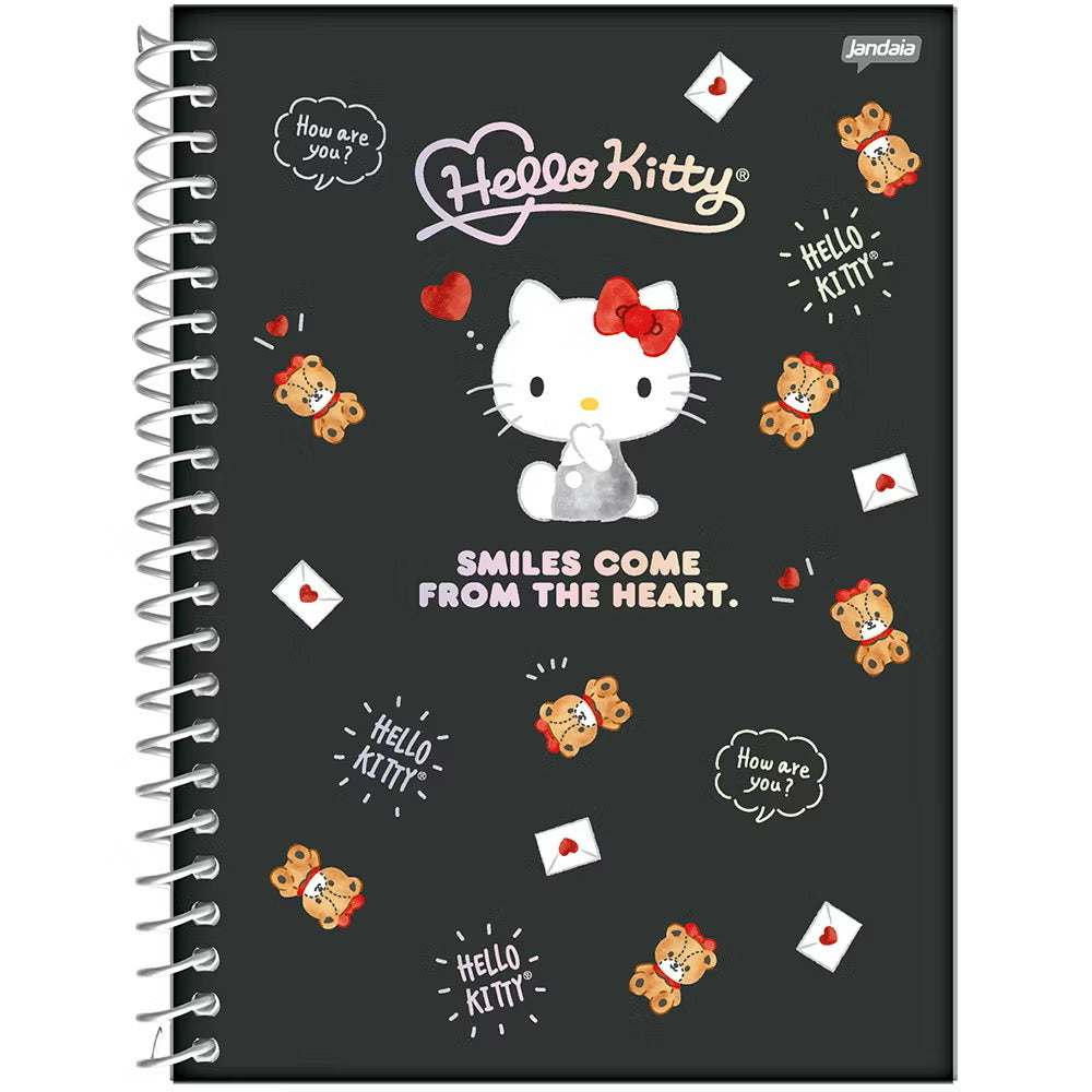 CADERNO UNIVERSITÁRIO CAPA 2025 HELLO KITTY