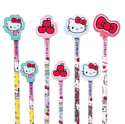 LÁPIS HELLO KITTY COM BORRACHA