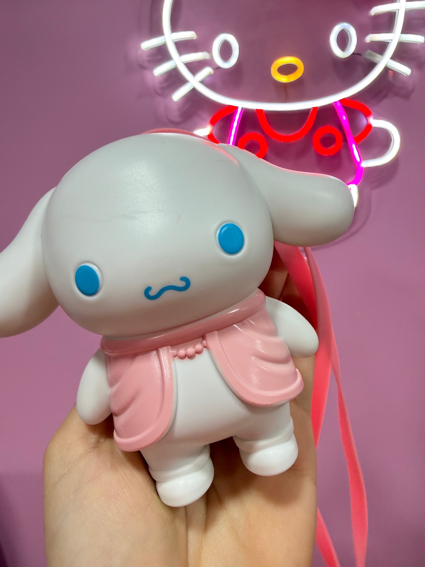 VENTILADOR PORTATIL CINNAMOROLL COM 2 velocidades e carregador