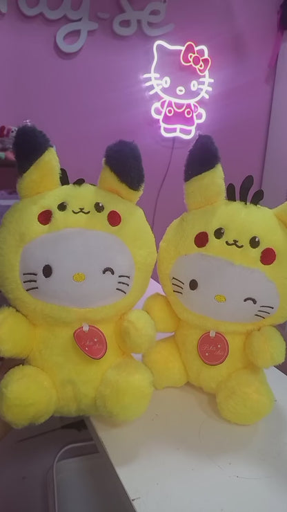 PELUCIA PIKACHU E HELLO KITTY
