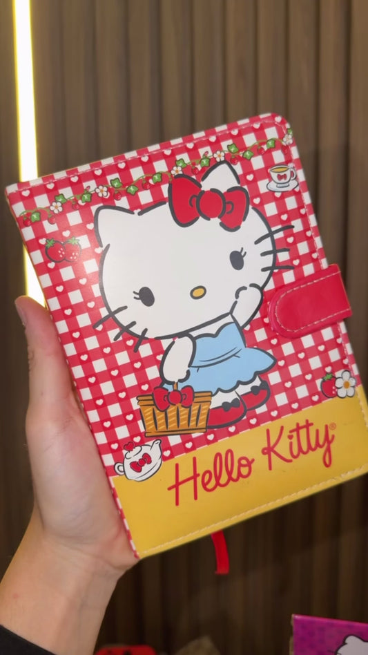 AGENDA HELLO KITTY CAPA EM IMÃ