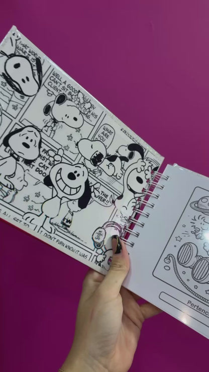 LIVRO DE COLORIR SNOOPY